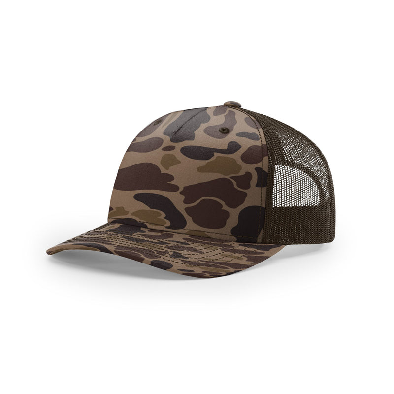 Load image into Gallery viewer, Richardson 112PFP | Printed Five Panel Trucker | Duck Colors
