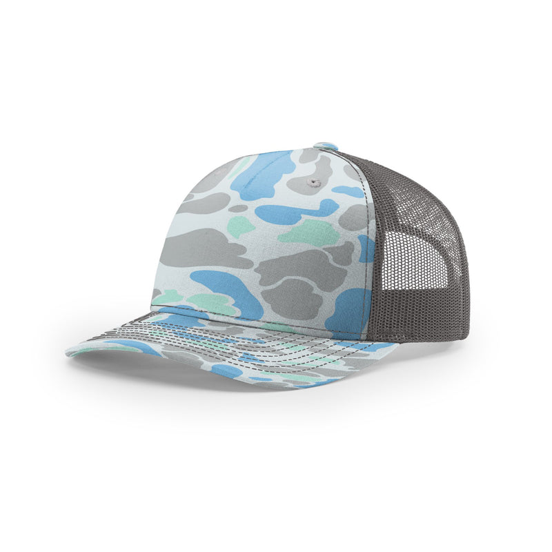 Load image into Gallery viewer, Richardson 112PFP | Printed Five Panel Trucker | Duck Colors
