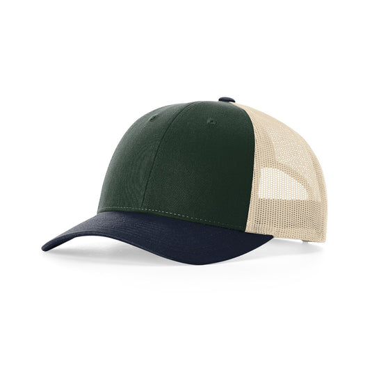Richardson 115 | Low Pro Trucker | Tri-Colors