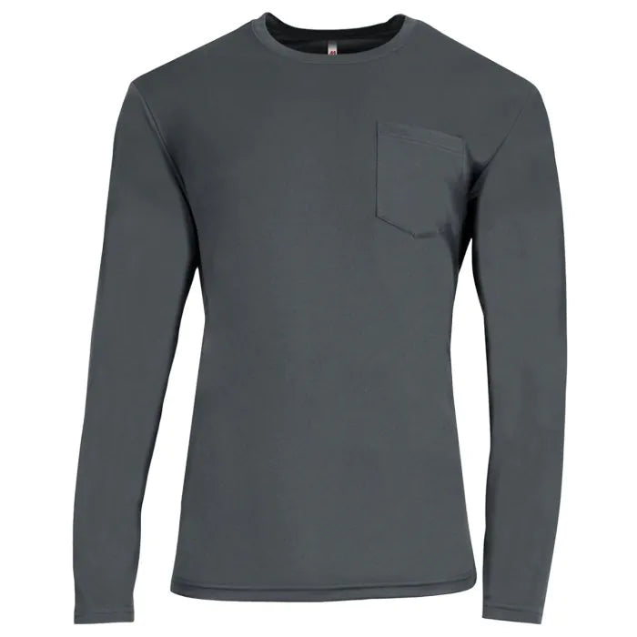 Load image into Gallery viewer, A4 Sprint Long Sleeve Pocket Tee N3521
